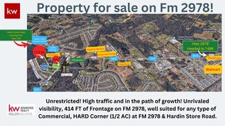 More details for 28631 FM 2978 Rd, Magnolia, TX - Land for Sale