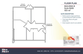 8950 Villa La Jolla Dr, La Jolla, CA for lease Floor Plan- Image 1 of 1