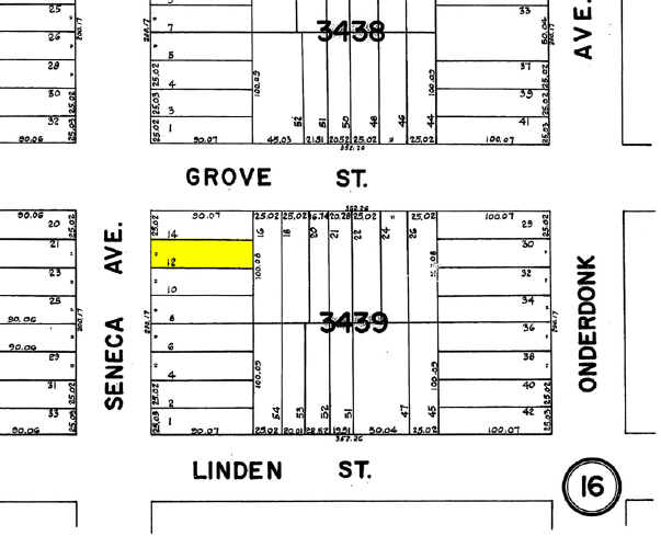 603 Seneca Ave, Flushing, NY à vendre - Plan cadastral - Image 2 de 2