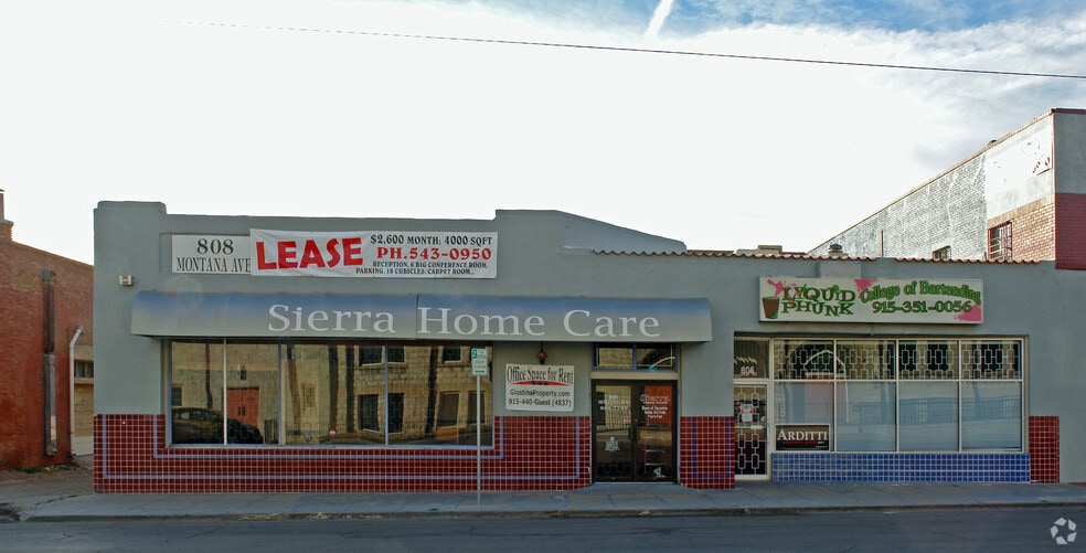 806-812 Montana Ave, El Paso, TX for lease - Building Photo - Image 3 of 10