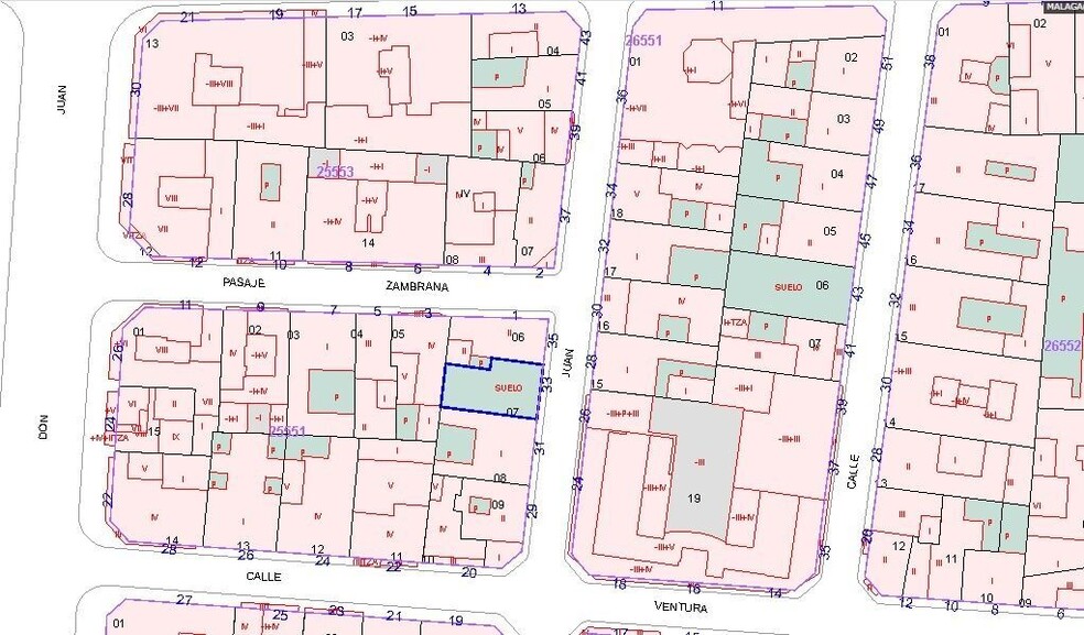 Land in Málaga, Málaga for sale - Floor Plan - Image 1 of 11