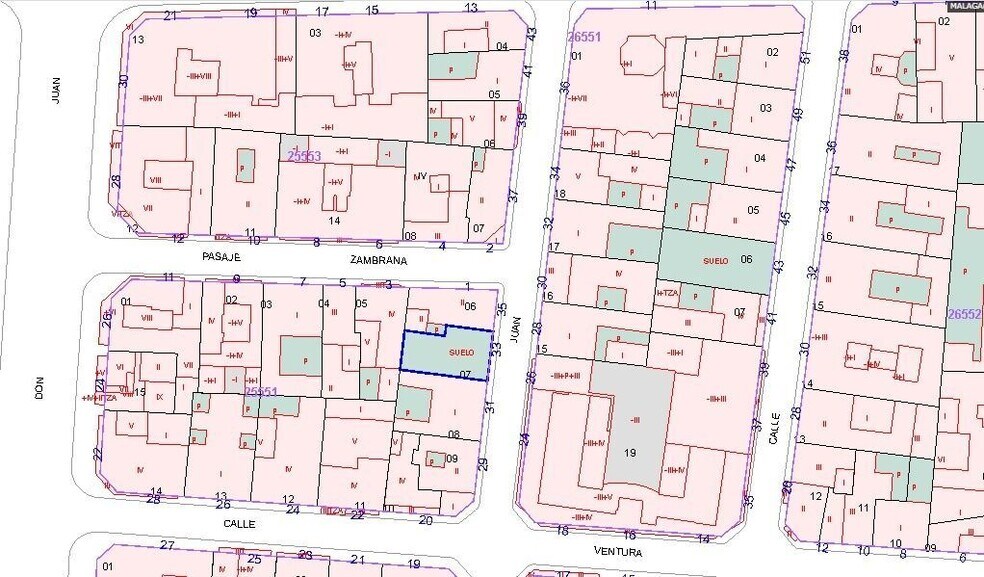 Terrain dans Málaga, Málaga à vendre - Plan d’étage - Image 1 de 11