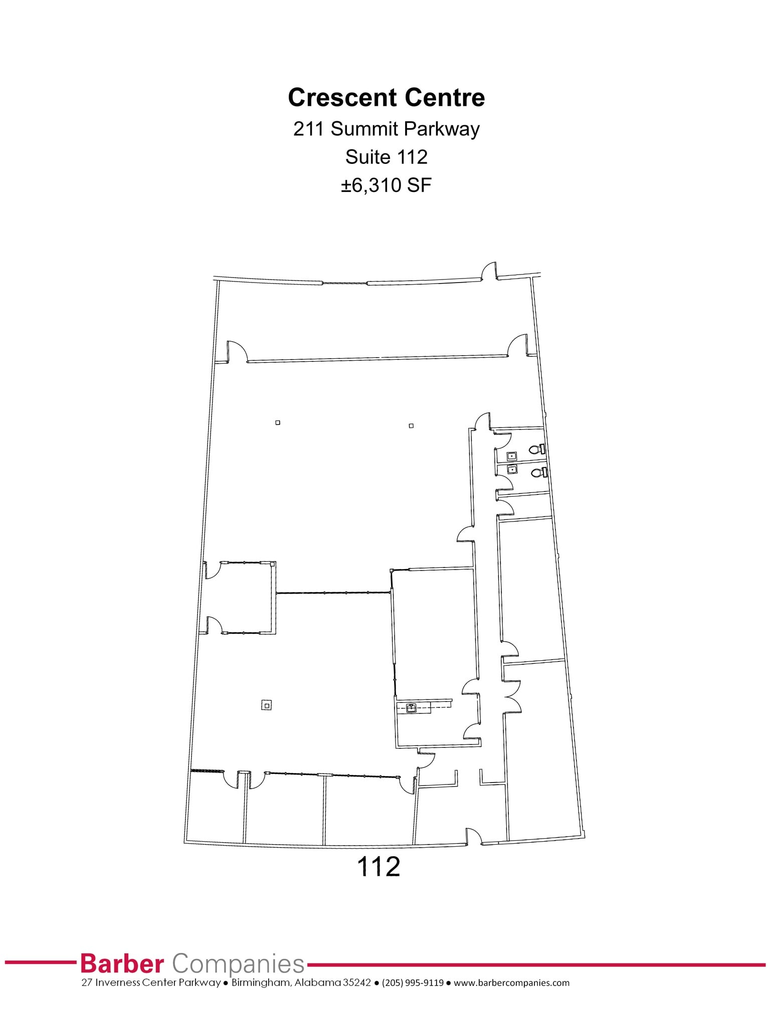 211 Summit Pky, Homewood, AL à louer Plan de site- Image 1 de 1