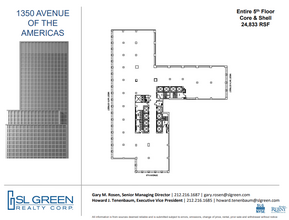 1350 Avenue of the Americas, New York, NY à louer Plan d  tage- Image 2 de 2