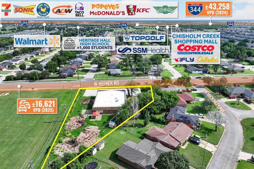 1532 W Hefner Rd, Oklahoma City, OK à vendre - Photo du bâtiment - Image 2 de 11