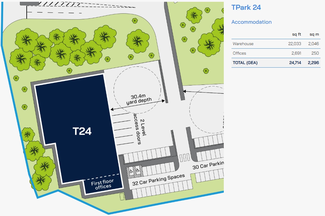 Salisbury Rd, Calmore à louer Plan de site- Image 1 de 1
