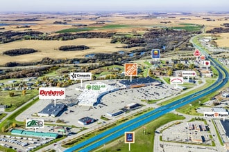 1901 W Lincoln Ave, Fergus Falls, MN - AERIAL map view