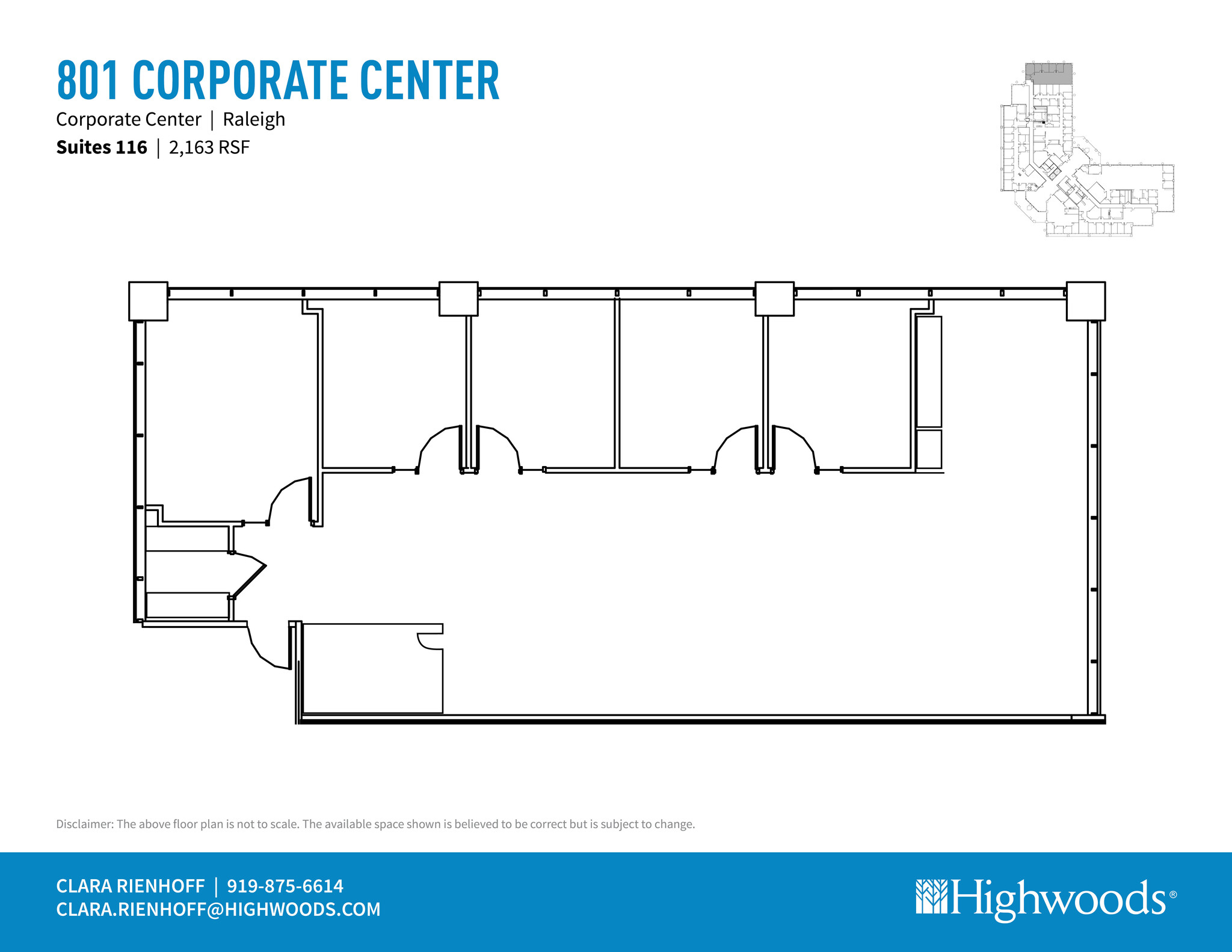 701 Corporate Center Dr, Raleigh, NC à louer Plan d’étage- Image 1 de 1