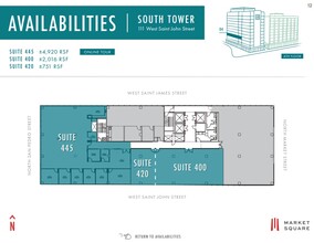 111 W Saint John St, San Jose, CA à louer Plan d’étage- Image 1 de 1