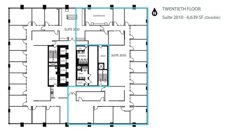 715 5 Av SW, Calgary, AB à louer Plan d  tage- Image 1 de 1