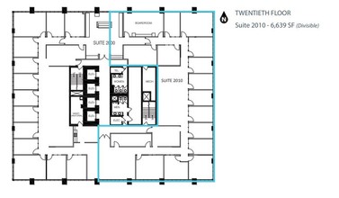 715 5 Av SW, Calgary, AB à louer Plan d  tage- Image 1 de 1