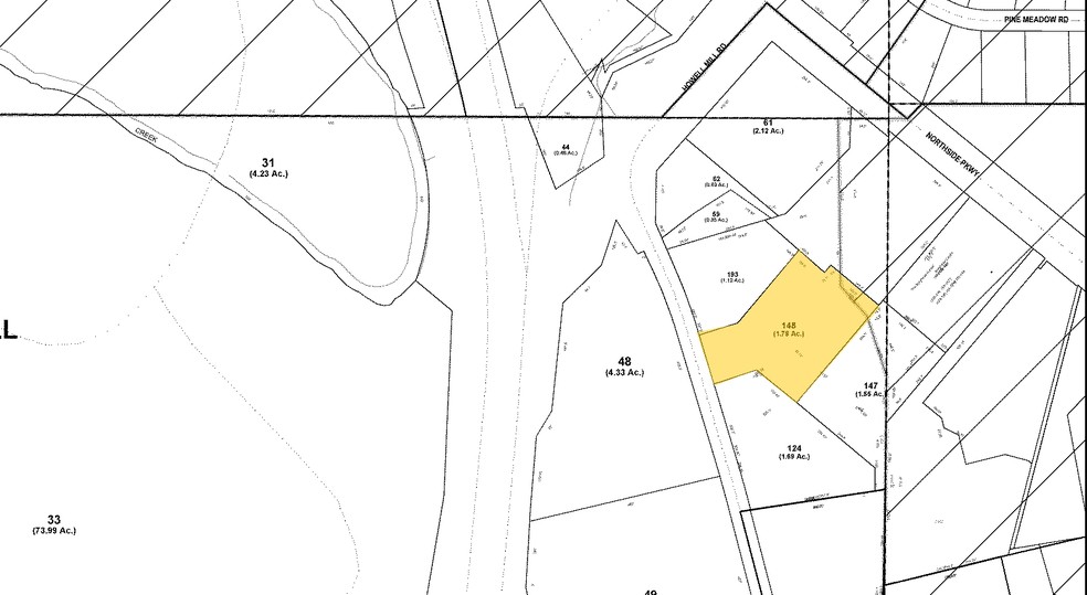 3284 Northside Pky, Atlanta, GA for lease - Plat Map - Image 2 of 9