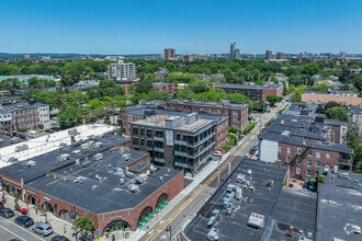 14 Green St, Brookline, MA - Aerial map view