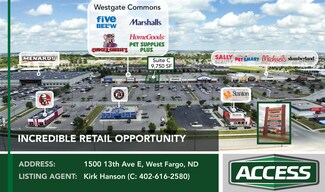 Plus de détails pour 1500 13th Ave E, West Fargo, ND - Commerce de détail à louer