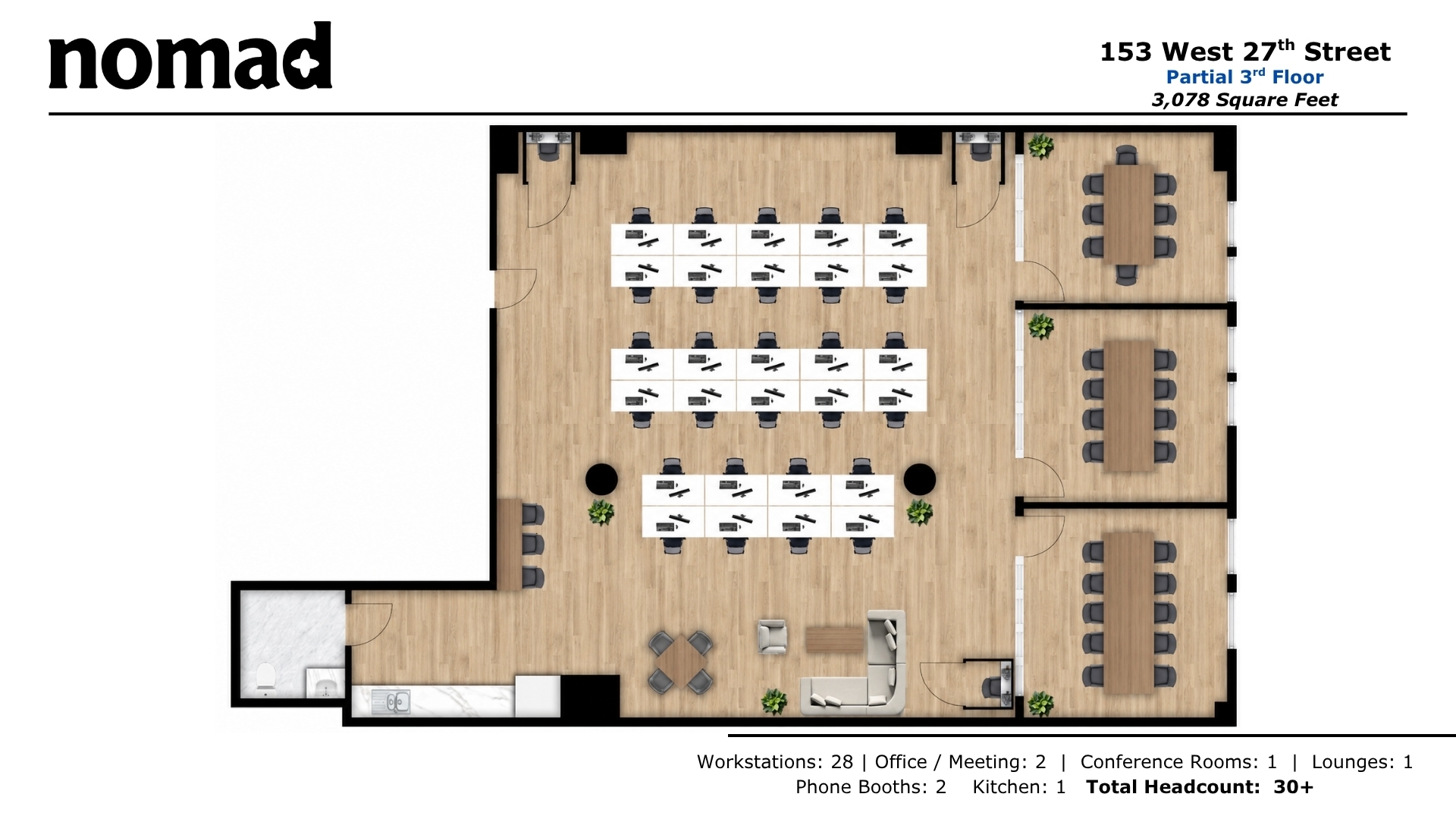 153 W 27th St, New York, NY for lease Floor Plan- Image 1 of 7