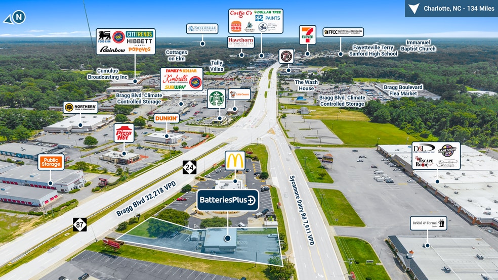 3610 Sycamore Dairy Rd, Fayetteville, NC for sale - Building Photo - Image 3 of 6