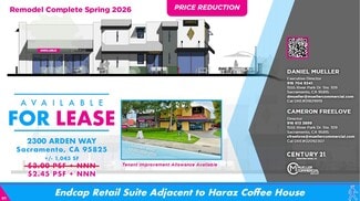 Plus de détails pour 2300-2304 Arden Way, Sacramento, CA - Commerce de détail à louer