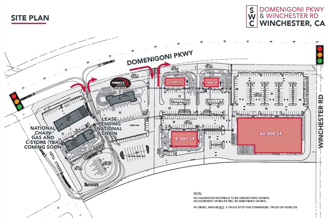SWC Domenigoni Pky. & Winchester Rd, Winchester, CA for lease Floor Plan- Image 1 of 1