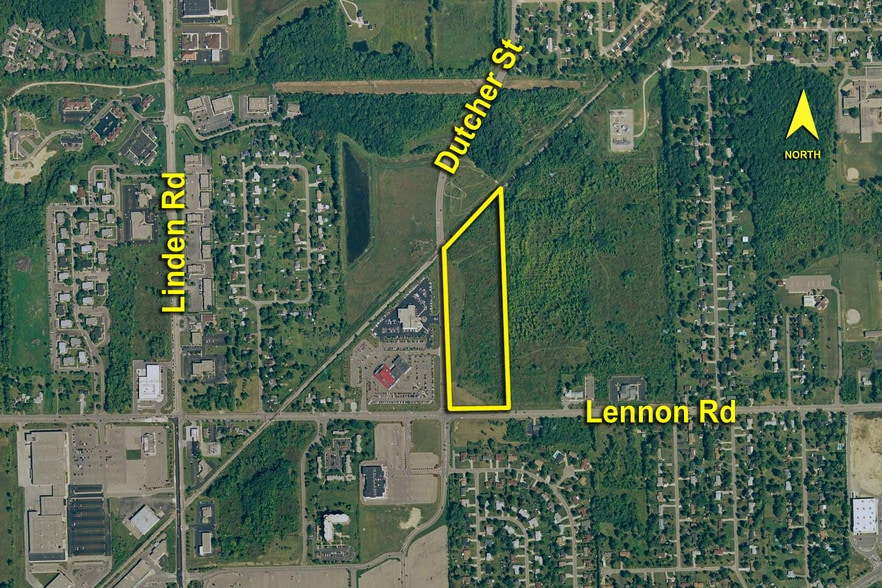 Lennon Rd @ Dutcher St, Flint, MI à vendre - Photo principale - Image 1 de 1
