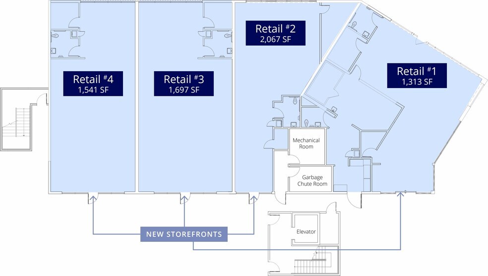 1100 Chester Ave, Lansdowne, PA à louer - Plan d’étage - Image 3 de 4