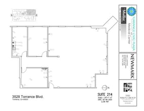3400 Torrance Blvd, Torrance, CA à louer Plan d’étage- Image 1 de 1
