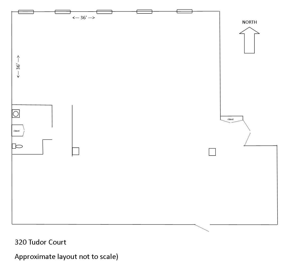 320 Tudor Ct, Glencoe, IL à louer Plan d’étage- Image 1 de 1