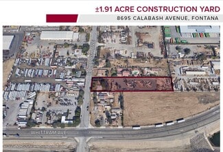 Plus de détails pour 8695 Calabash Ave, Fontana, CA - Terrain à louer