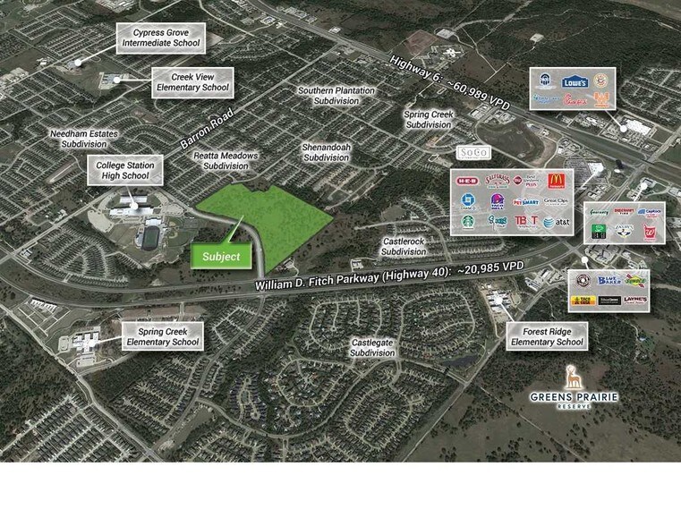 Nec Of Victoria Avenue & William D Fitch, College Station, TX à vendre - Autre - Image 1 de 3