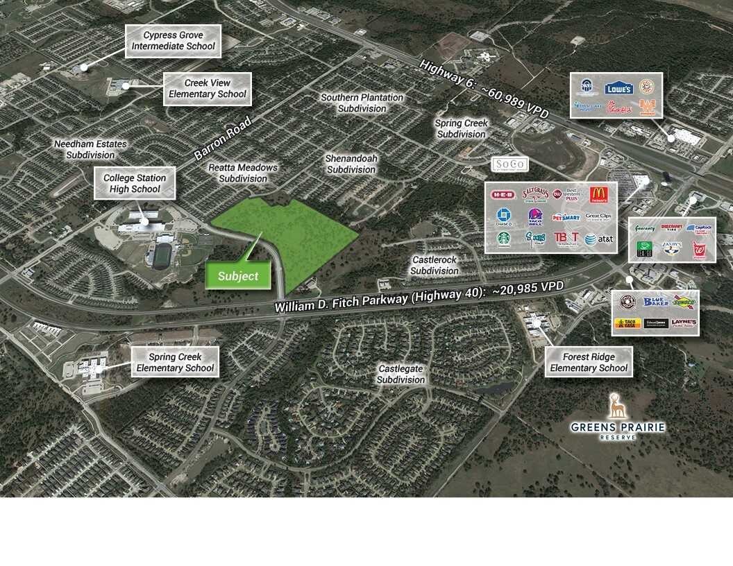 Nec Of Victoria Avenue & William D Fitch, College Station, TX à vendre Autre- Image 1 de 4