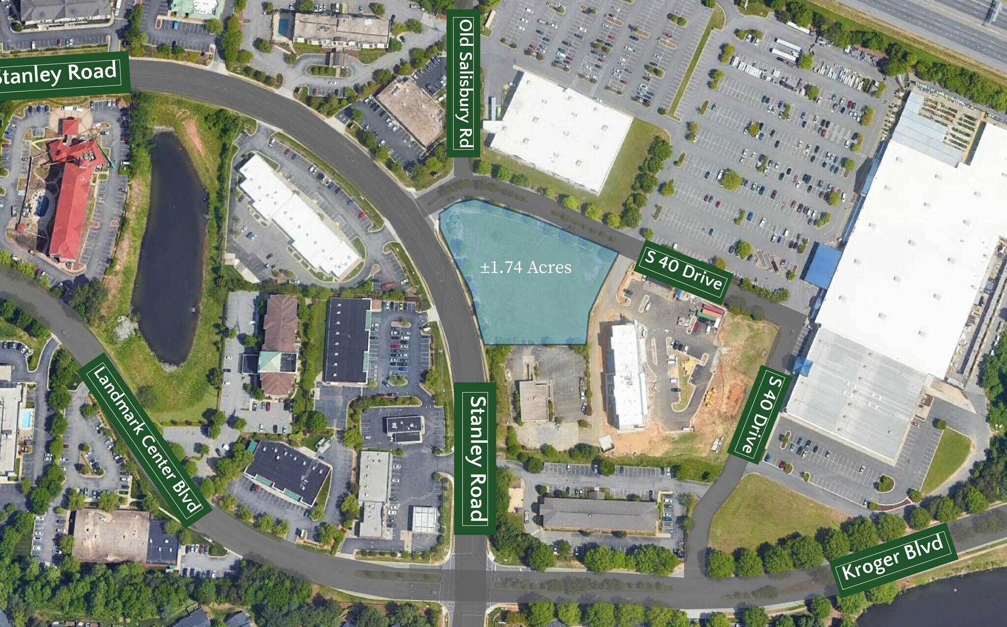 1701 Stanley Rd, Greensboro, NC for sale Aerial- Image 1 of 5