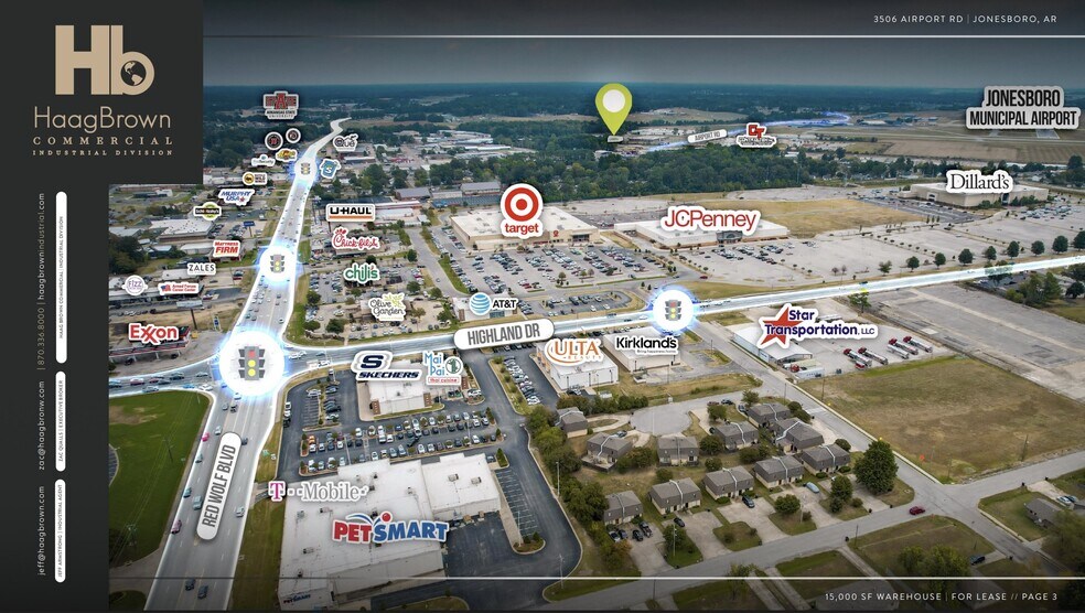 3506 Airport Rd, Jonesboro, AR à louer - Photo du bâtiment - Image 3 de 9