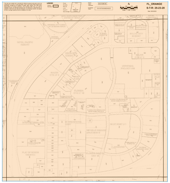 6603 International Dr, Orlando, FL for lease - Plat Map - Image 2 of 2