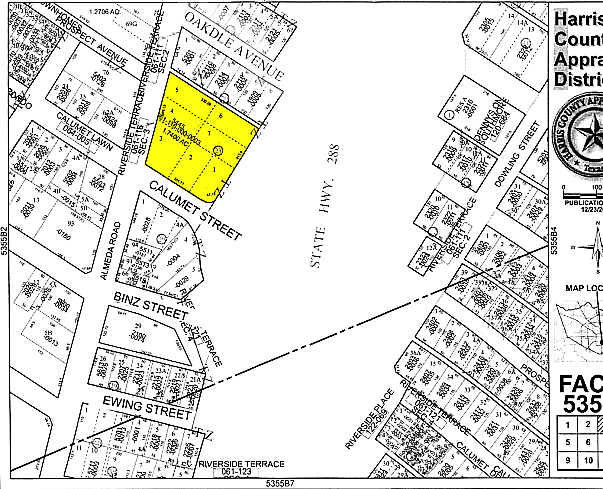 5445 Almeda Rd, Houston, TX for lease - Plat Map - Image 3 of 5