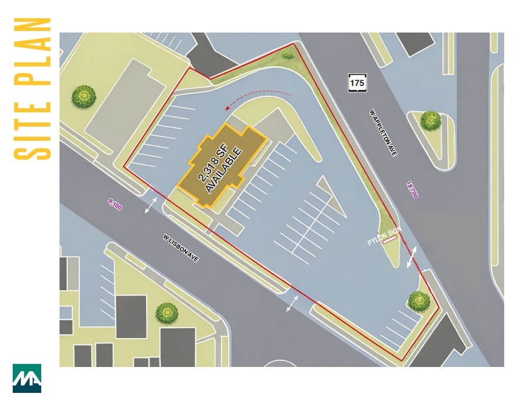 5812 W Lisbon Ave, Milwaukee, WI for lease Site Plan- Image 1 of 1