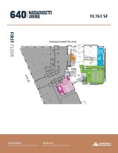 650 Massachusetts Ave NW, Washington, DC à louer Plan d’étage- Image 1 de 1