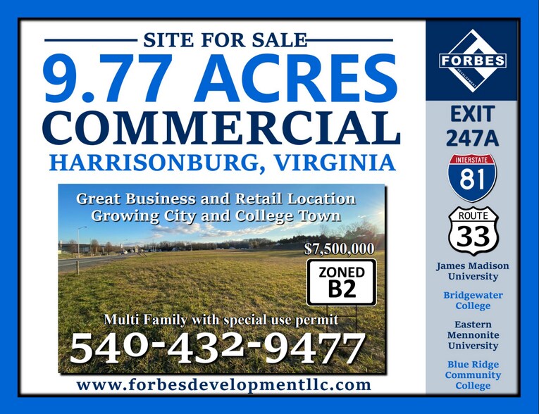 0 Country Club Rd, Harrisonburg, VA à vendre - Photo du bâtiment - Image 1 de 9