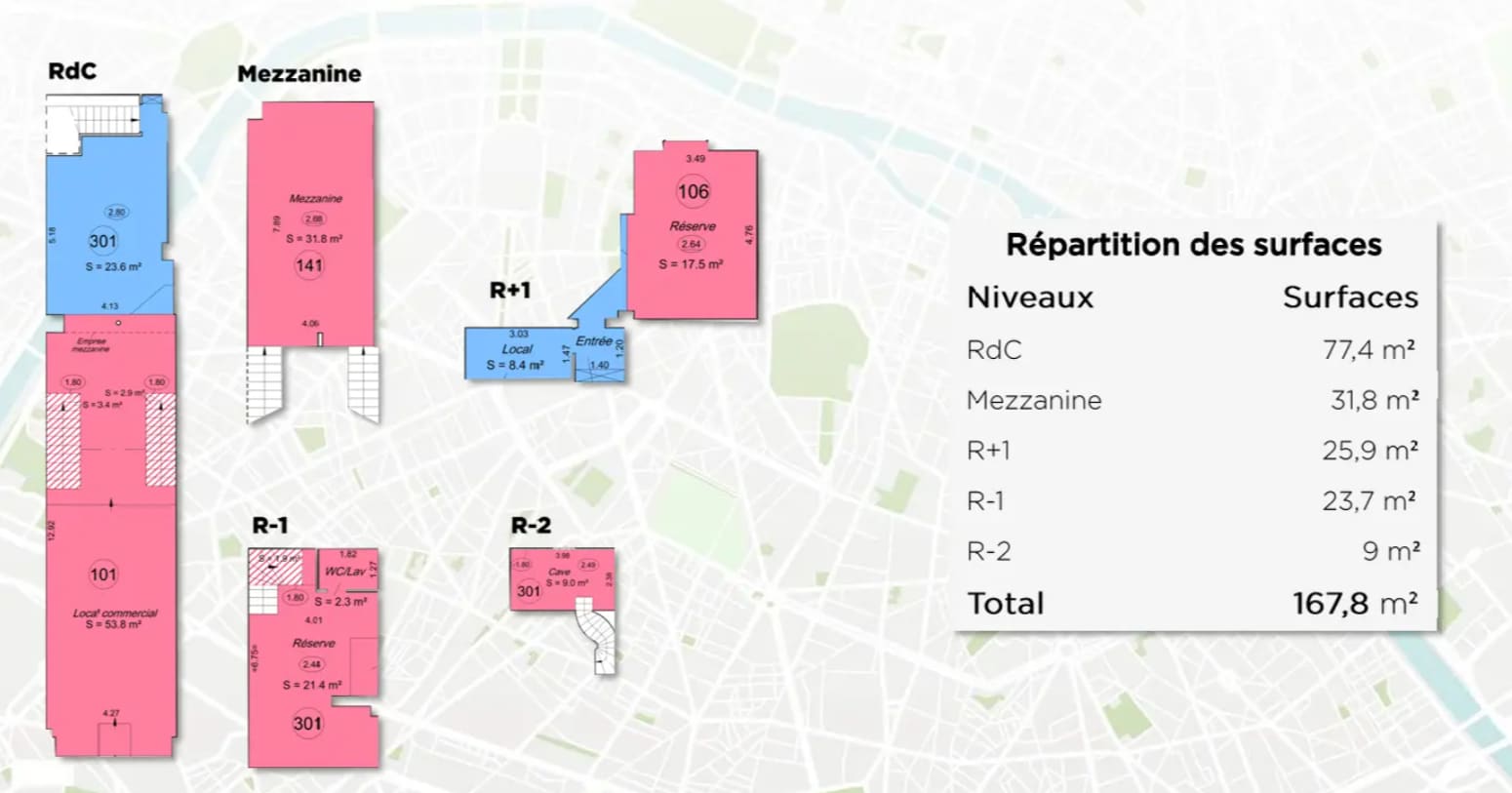 7 Avenue Des Ternes, Paris à louer Plan d’étage type- Image 1 de 3