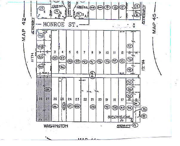 1100 E Washington St, Phoenix, AZ à louer - Plan cadastral - Image 2 de 25