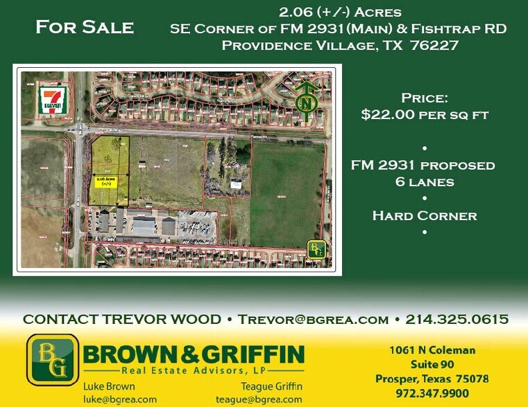 1481 Main Street, Providence Village, TX à vendre - Photo du bâtiment - Image 2 de 3