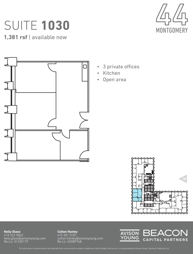 44 Montgomery St, San Francisco, CA for lease Floor Plan- Image 1 of 1