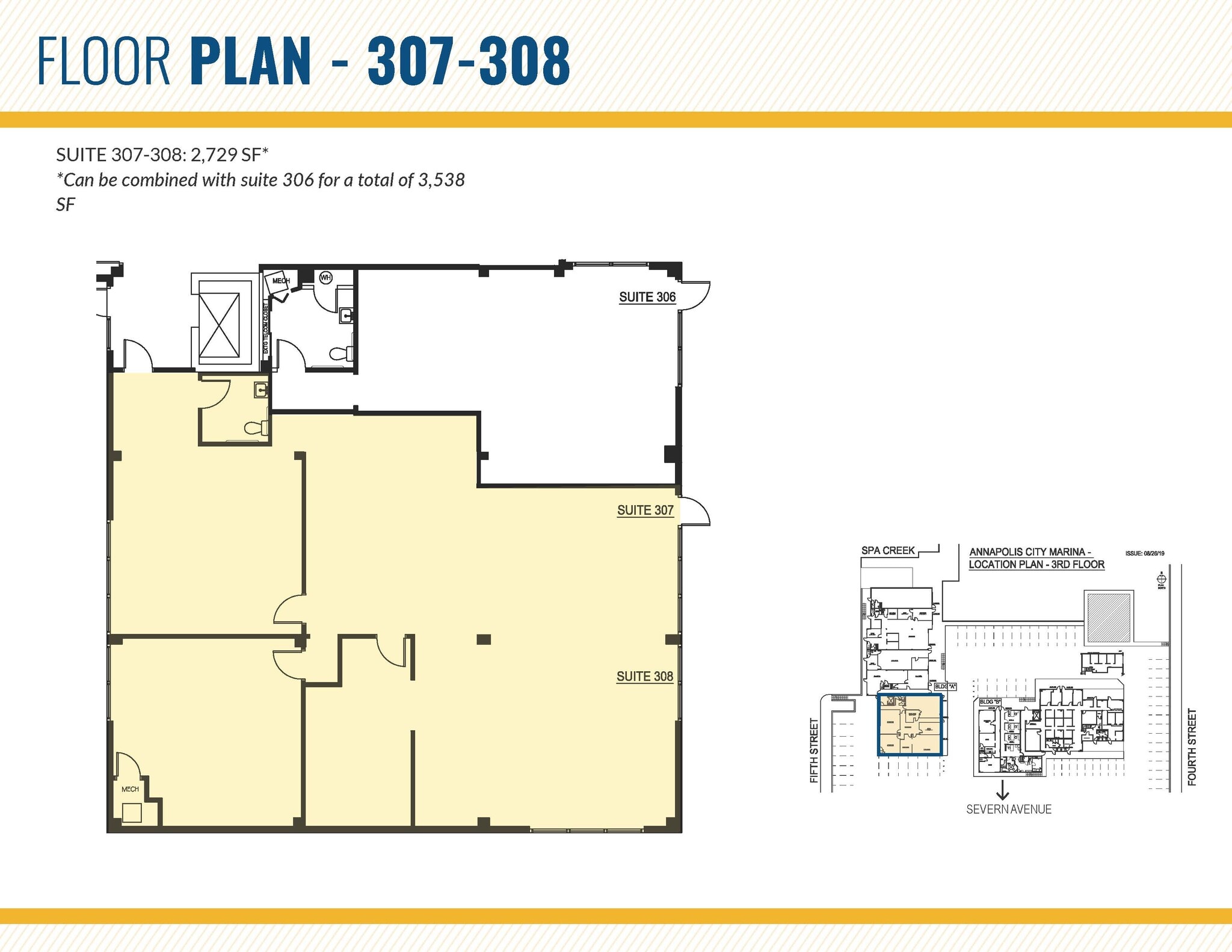 400-410 Severn Ave, Annapolis, MD à louer Plan d’étage- Image 1 de 1