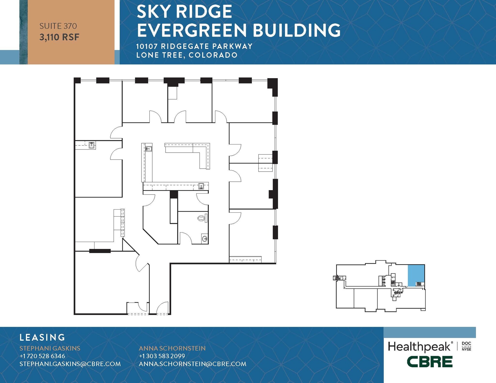 10535 Park Meadows Blvd, Lone Tree, CO for lease Floor Plan- Image 1 of 1
