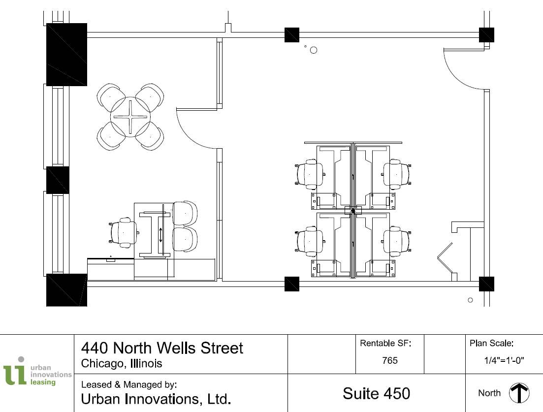 440 N Wells St, Chicago, IL for lease Floor Plan- Image 1 of 5