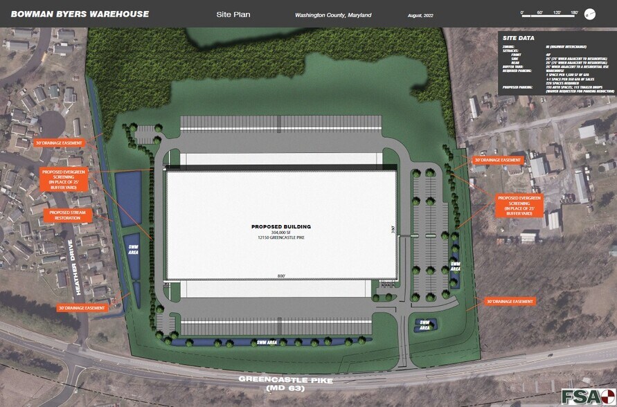 12118 Greencastle Pike, Hagerstown, MD à louer - Plan de site - Image 2 de 2