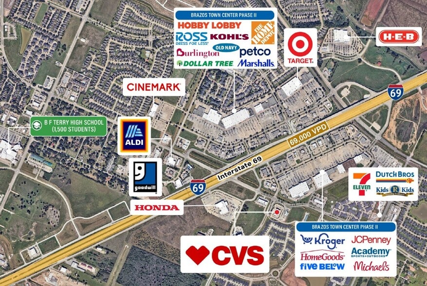 6750 Reading Rd, Rosenberg, TX à vendre - Photo du bâtiment - Image 2 de 5