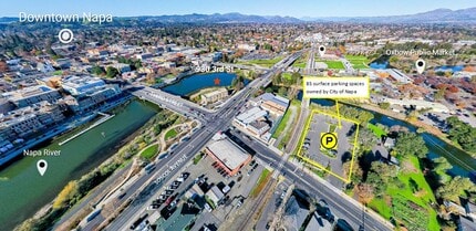 920-930 3rd St, Napa, CA - Aerial  map view - Image1
