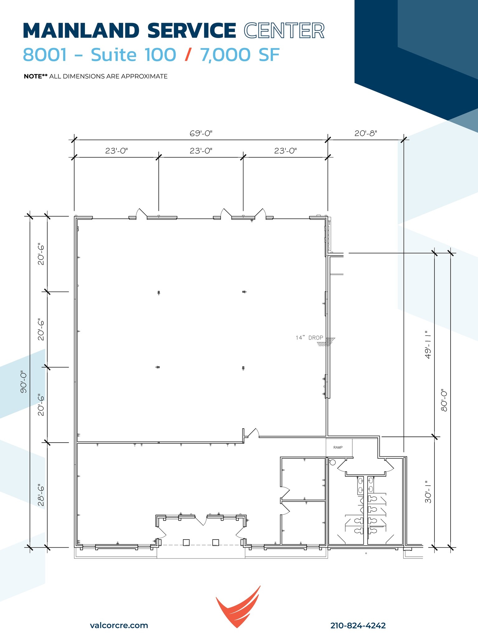 8001 Mainland Dr, San Antonio, TX for lease Site Plan- Image 1 of 1