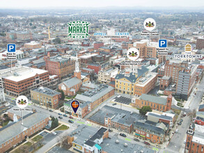 27 E King St, York, PA - Aérien  Vue de la carte