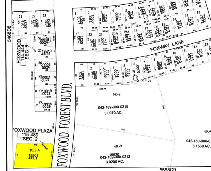 One Tenant Occupied / One for Lease portefeuille de 2 propriétés à vendre sur LoopNet.ca - Plan cadastral - Image 3 de 15