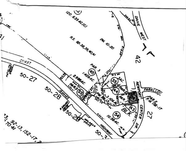 1100 Newport Center Dr, Newport Beach, CA à louer - Plan cadastral - Image 3 de 9